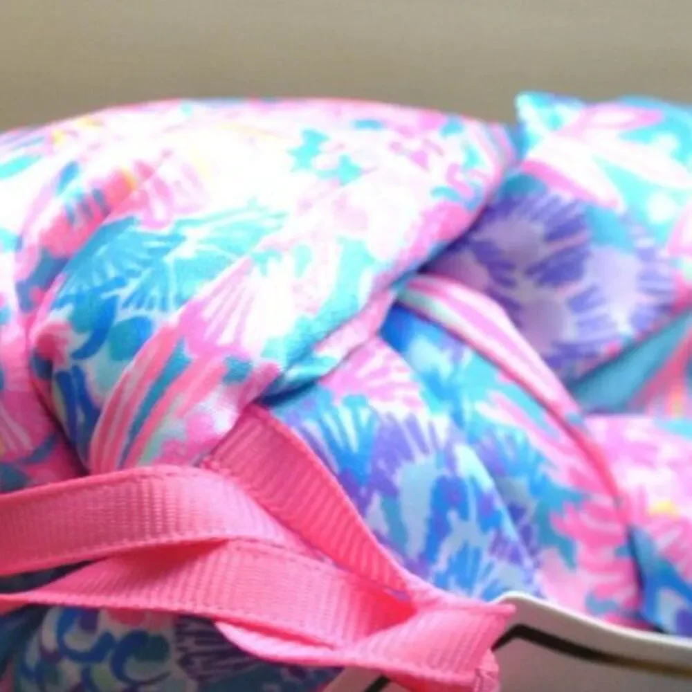Lilly Pulitzer wide Knotted Satin Headband New